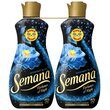 2 db-os Semana Perfumes of Night Midnight Blue szuperkoncentrált öblítő szett, 75 mosásra, 1,65 l