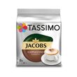 TASSIMO Jacobs Cappuccino kávékapszulák, 8 kávékapszula + 8 tejkapszula, 260g