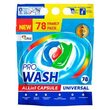 Mosószer kapszulák Pro Wash Universal 78 darabos