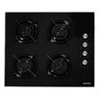 HAUSBERG Basic Style Fekete csomag, Beépíthető elektromos sütő HB8052, A osztály, 71L, 2000W, Fekete/Rozsdamentes acél, Beépíthető főzőlap HB563NG, 4 égős, Gáz, Üveg, Fekete, Beépíthető teleszkópos páraelszívó HB1285NG, Szívóerő 420 m3/h, 2 motor
