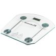 Elektronikus személymérleg Hausberg HB-6001C, átlátszó üveglappal, maximum 150 kg