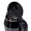 Elektromos vízforraló HAUSBERG HB-3623BL, 1800W, űrtartalom 2,2L, automatikus leállítás, világító jelző, kék-fekete