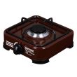 Zománcozott mini gáz, Ertone MN206M, , 1 égős, automata gyújtású, barna