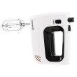Hausberg HB-4120NG kézi mixer, 300 W, 5 sebesség, Turbó funkció, Fém huzalok és horgok, fekete/fehér