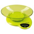 Hausberg HB-6015VR konyhai mérleg, 5 kg, műanyag tálkával, zöld