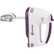 Kézi mixer, Hausberg HB-4112MV, fehér/lila, 250 W, 7 sebesség