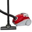 Hausberg HB2080RS zsákos porszívó, 700 W, Űrtartalom 1,5 l, piros/szürke
