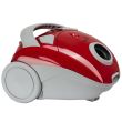 Hausberg HB2080RS zsákos porszívó, 700 W, Űrtartalom 1,5 l, piros/szürke