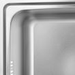 Sanitec SN9026 mosogató, pulthoz 60X43 cm, vízkőmentes, rozsdamentes acél