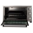 Elektromos sütő Hausberg HB 9320, 1420 W, 38 L, időzítő, termosztát, 2 tálcás, szürke/fekete