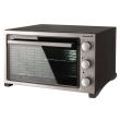 Elektromos sütő Hausberg HB 9320, 1420 W, 38 L, időzítő, termosztát, 2 tálcás, szürke/fekete