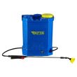 Permetező szivattyú (vermorel) Tatta TP-2022A, akkumulátorral, 12V 8Ah, töltő 1 A, motor 3,6 lpm, hátizsák típusú tartály, 20 l