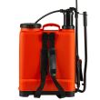 Permetezőszivattyú (vermorel) Tatta TP-20D1M, kézi működtetésű, 2,4 bar, hátizsák típusú tartály, 20 l