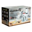 Minden az egyben multifunkcionális konyhai robotgép Hausberg HB-7605AB, 1000 W, mixer/turmixgép/húsdaráló, fehér