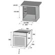 HAUSBERG beépített csomag Elektromos sütő HB-8054NG, A osztály, 71L, 2225W, üveg, termosztát, időzítő, 7 funkciós, szellőztetés, Főzőlap HB-567NG, Gáz, 4 égős, biztonsági, öntöttvas, Dekoratív páraelszívó HB-1385, 650 mc/h, 60 cm, Touch, Alumínium szűrő, 