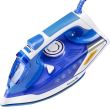 Vasaló Hausberg HB-7880BL, 2300 W, Kerámia bevonattal ellátott vasalótalp, 400 ml-es víztartály, Fehér/Kék