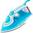 Vasaló Hausberg HB-7831BL, Inox talp, 2200 W, 0,4 l, fehér/kék