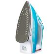 Vasaló Hausberg HB-7831BL, Inox talp, 2200 W, 0,4 l, fehér/kék