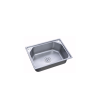 Sanitec SN9026 mosogató, pulthoz 60X43 cm, vízkőmentes, rozsdamentes acél