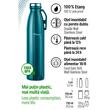 BAABN duplafalú, szigetelt termosz, 750 ml kempingezéshez, túrázáshoz, fitneszhez, rozsdamentes acél kulacs, szivárgásmentes