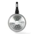 Flonal 20 cm-es Magma-Tech Plus tapadásmentes serpenyő, kovácsolt alumínium, indukciós főzőlaphoz, Olaszországban készült