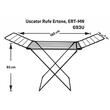Szárítógép Ertone, ERT-MN G93U, tartó típus, 18 kg tartó