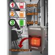 Hausberg HB-1021NG LPG gáztűzhely, piezoelektromos gyújtás, 3 kerámia fűtőlap, összteljesítmény 4,2 kW, automata gázelzáró rendszer, fekete