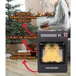 Mini Hausberg HB-1023NG LPG gáztűzhely, piezoelektromos gyújtás, 3 kerámia fűtőlap, összteljesítmény 4,2 kW, automata gázelzáró rendszer, fekete