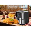 Légsütő Hausberg HB2365, 1600-1800 W, 5,2 L, Időzítő, túlmelegedés elleni védelem, hűtő fogantyú, LCD kijelző