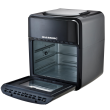 Olajmentes Air Fryer HAUSBERG HB-2370, 12 program, űrtartalom 12L, teljesítmény 1800-2000W, hőmérséklet állítás 80-200°C