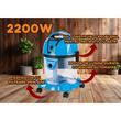 Porszívó vízszűrővel Hausberg HB-2830BL, Cuter 2200W, Űrtartalom 18L, Zajszint 81dB, Mosható szűrő, Teleszkópos fémcső, Kék