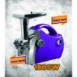 Húsdaráló Hausberg HB-3430MV, Rozsdamentes acél, 1800 W, Réz motor, Lila