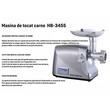 Hausberg HB-3455 Elektromos húsdaráló, 3500 W, Ezüstszín
