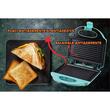 Szendvicssütő Hausberg HB-3535BL, 800 W, kék, grill modell