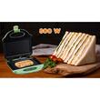 Szendvicssütő Hausberg HB-3535VR, 800 W, zöld, grill modell