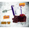Kézi mixer, Hausberg HB-4112MV, fehér/lila, 250 W, 7 sebesség