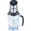 Elektromos aprító HAUSBERG HB-4508IN, 500-700W, 1 sebesség, 2 liter, műanyag tál, 8 kés rozsdamentes pengével, ezüst