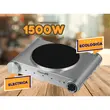 Hausberg HB-521 üvegkerámia főzőlap, 1500 W, termosztát, inox