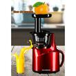 Gyümölcscentrifuga Hausberg HB-7519RS, hidegen sajtolt, 150 W, 400 ml, piros