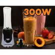 Turmixgép turmix, Hausberg HB-7676NG, Teljesítmény 300W, Űrtartalom 600ml, rézmotor, Fekete
