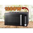Mikrohullámú sütő Hausberg HB-8003, 1200W, 6 teljesítményfokozat, 20L, Digitális vezérlés, Fekete