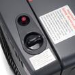 Hausberg HB-1010NG LPG gáztűzhely csomag, piezo-elektromos gyújtás, 4,2 kW, fekete, hengeres óra, 1 m-es MN2015 gáztömlő és 2 tömlőbilincs