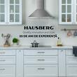Beépített csomag Hausberg Sütő HB-8053IN, Elektromos, Teljesítmény 2225 W, 71 l, 6 Funkció, Szellőztetés, Időzítő, Beépített főzőlap HB-556IN, Gáz, 4 égős, GÁZ biztonsági rendszer, öntöttvas, Dekoratív páraelszívó HB- 1260, abszorpció 450 m3 /h, 1 motor, 