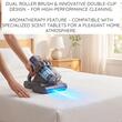 Atka elleni UV porszívó multifunkcionális digitális kijelzővel HAUSBERG HB-2022MV, 600 W, UV sterilizálás, negatív ionok, ultrahangos tisztítás, lila-szürke