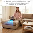 Atka elleni UV porszívó multifunkcionális digitális kijelzővel HAUSBERG HB-2022MV, 600 W, UV sterilizálás, negatív ionok, ultrahangos tisztítás, lila-szürke