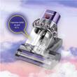 Atka elleni UV porszívó multifunkcionális digitális kijelzővel HAUSBERG HB-2022MV, 600 W, UV sterilizálás, negatív ionok, ultrahangos tisztítás, lila-szürke
