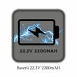 Függőleges porszívó Hausberg HB-2027, teljesítmény 200W, mosható és újrafelhasználható szűrők, 2 sebesség, üzemidő 20-40 perc