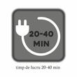 Függőleges porszívó Hausberg HB-2027, teljesítmény 200W, mosható és újrafelhasználható szűrők, 2 sebesség, üzemidő 20-40 perc