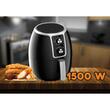 Air Fryer Hausberg HB2350, 1500 W, 3,5 L, Időzítő, túlmelegedés elleni védelem