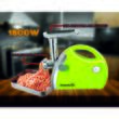 Húsdaráló Hausberg HB-3430VR, Rozsdamentes acél, 1800 W, Réz motor, Zöld